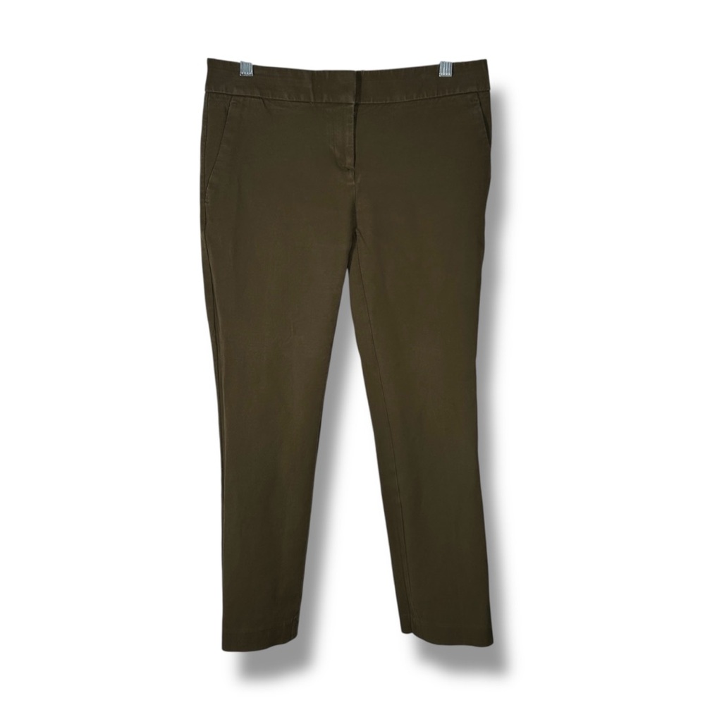 Ann Taylor Devin Fit Olive Slim Fit Preppy Business Workwear Pants Sz 0 - “Feli”